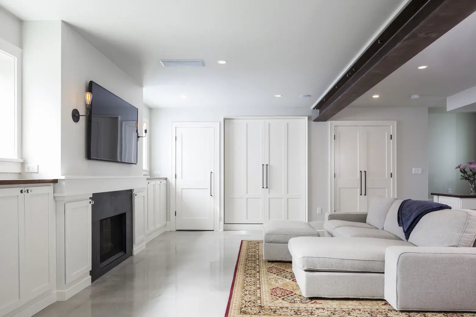 Design Elements for a Modern Finished Basement