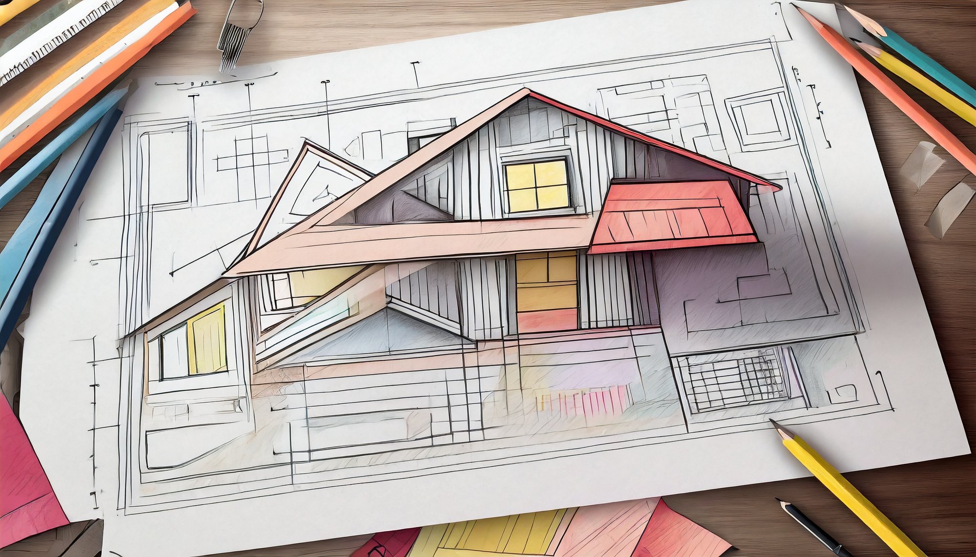 Firefly sketched out plans for a house 36850