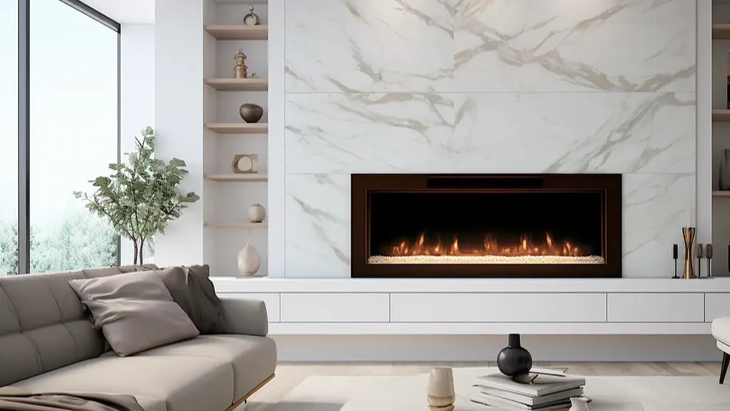 Fireplace remodel ideas porcelain tile