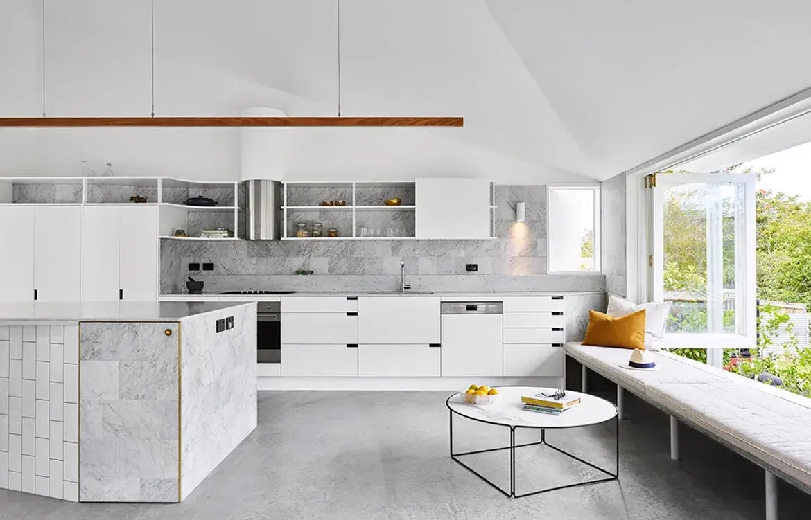 Simple open kitchen designs